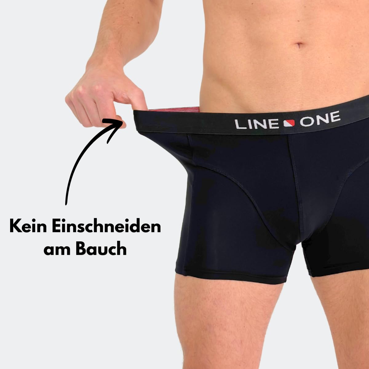 LINE ONE Boxershorts Herren Baumwolle (3/6er Pack) Unterhosen Herren, trocknergeeignet, weicher Hosenbund (Gr. S - 6XL)