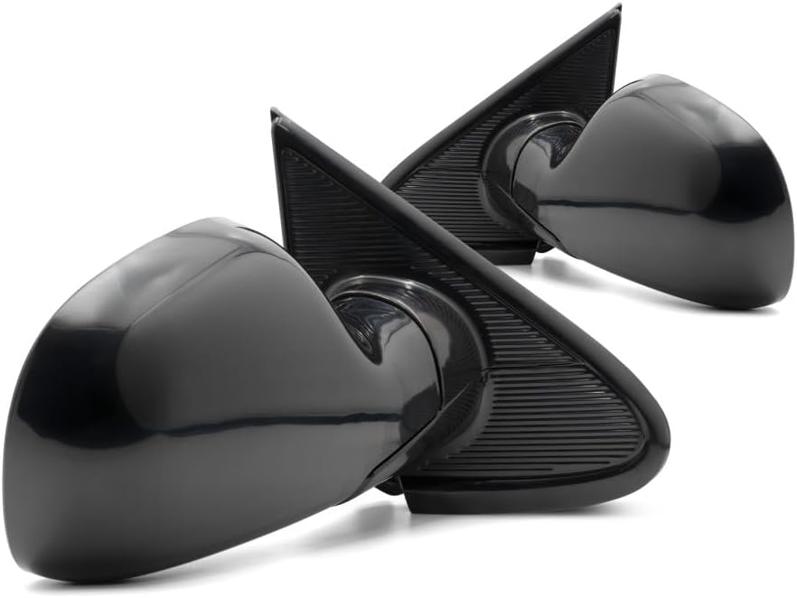 For Dodge Caravan 2006 2007 Driver and Passenger Side | Pair Door Mirror | Manual | Paint to Match | Replacement For 4894411AE | CH1320203