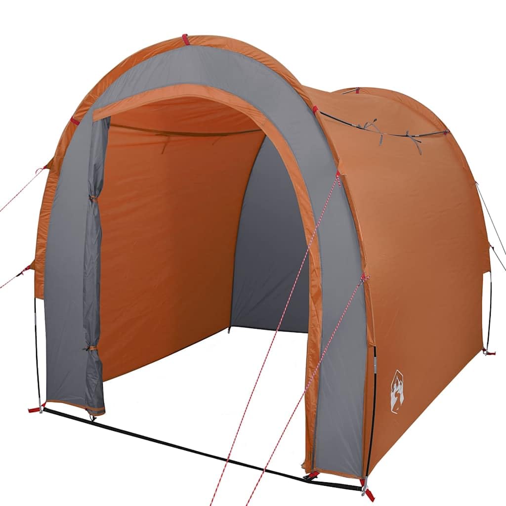 vidaXL Storage Tent, Lightweight Tent for Storage, Utility Tent for Camping Outdoor Hiking Backpacking, Storage Shelter, Orange Waterproof