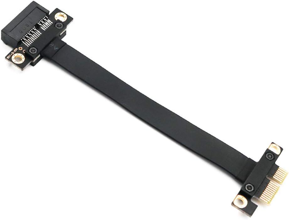 Mustpoint PCI-e PCI Express 36Pin 1X Extender Extension Cable with Gold-Plated Connector