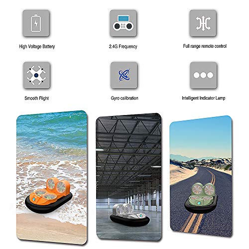 Goolsky Mirabroot GV160 RC Boot LED EPP High Speed Amphibischen Anti-Unfall Fahrzeug Hovercraft - 6