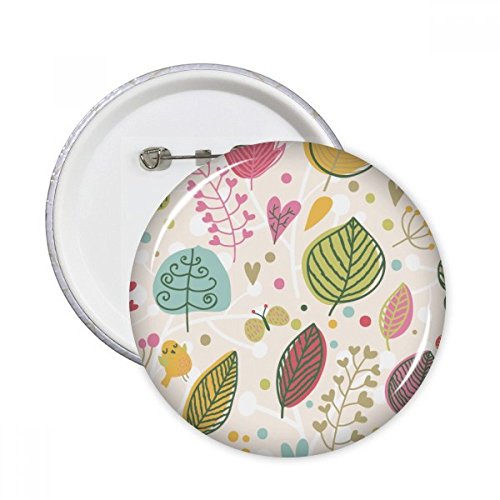 Badge peinture de feuilles multicolore L pour customiser une veste