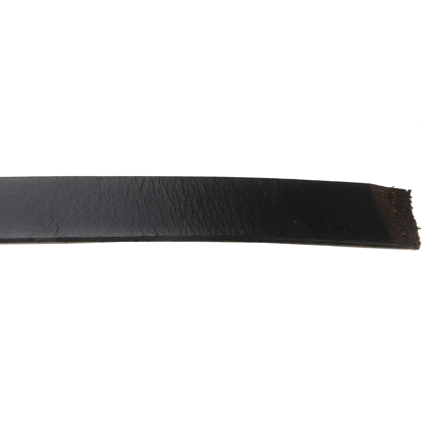 Cuir Au Metre Esnado Cordon En Cuir Tressé Rond - 10 Mm - Couleur : Marron Vieilli - Longueur : 1 M - Cuir Véritable - Tannage Végétal - Pour Le Bricolage - Fabrication De Bracelets, Bijoux Tressée Cuir