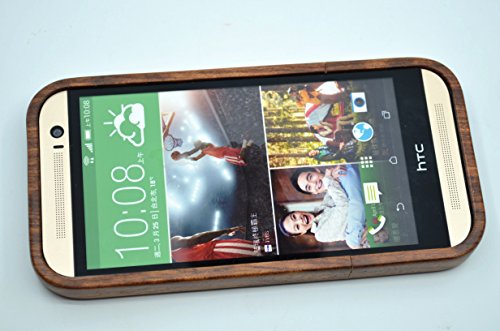 RoseFlower® HTC One M8 Legno Custodia - Bussola di...