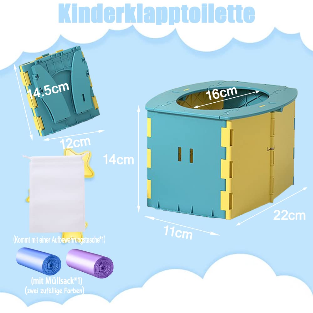 Orinal plegable para bebe,Orinal de Viaje para Niños,Inodoro Infantil Plegable,Orinal portatil infantil plegable,Asiento Inodoro Plegable,Orinal wc infantil (Rosa)