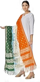 KBNBJRepublic Day/Independence Day Tricolor Stole, Dupa...