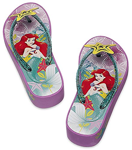 Tongs à plateforme Ariel violettes à semelle compensée légère