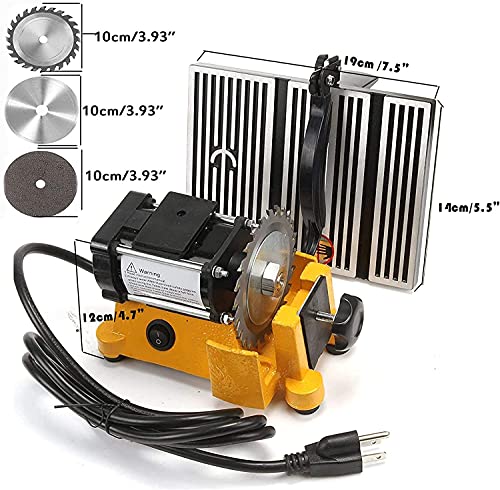 4" Mini Portable Table Saw, Mini Hobby Table Saw, Small Cutting Machine, Portable Worksite Table Saw For Diy Handmade Wooden Model Crafts, Metal, Ceramic Tile, Glass Cutting Not Cut Steel And Iron #TOP2