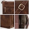 LEABAGS London Leder Umhängetasche – Vintage Messenger Bag aus Echtleder für Damen & Herren – Kleine Schultertasche im Freizeit- & Business-Stil – Crossbody Tasche Alltagstasche #5