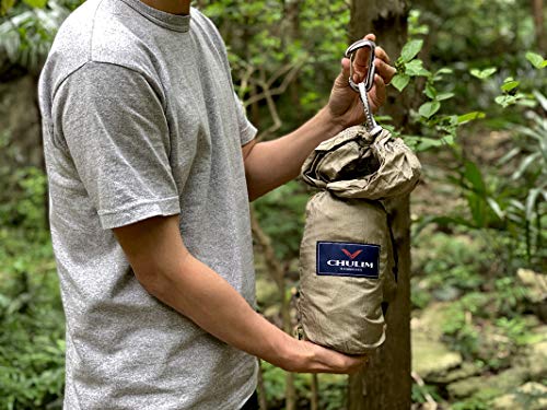 Chulim Double Camping Hammock With 9Ft Hammock Straps & 12Kn Aluminum Wiregate Carabiner Lightweight Portable Hammock Parachute Nylon Hammock For Outdoor Camping Travel Beach #TOP3