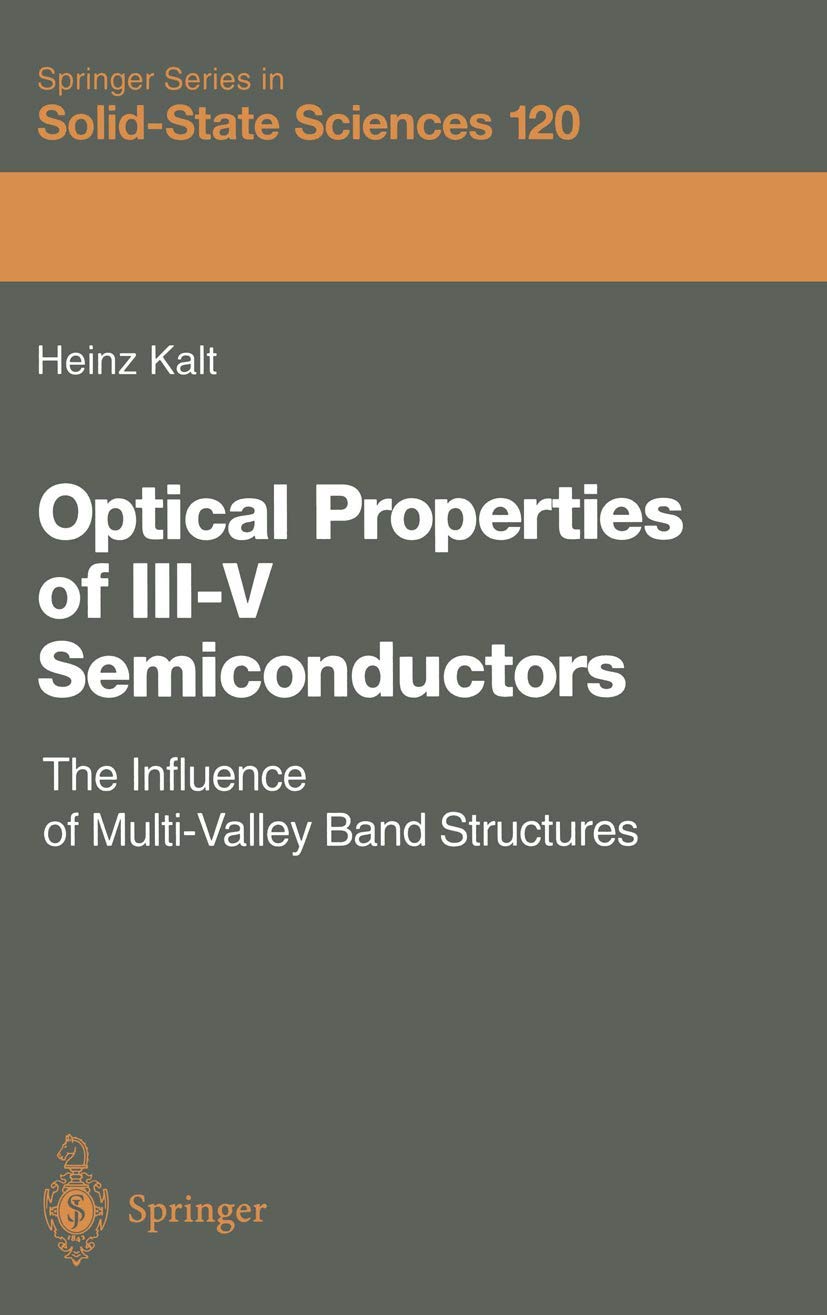 Optical Properties of IIIV Semiconductors: Influence of Multi-Valley Band Structures