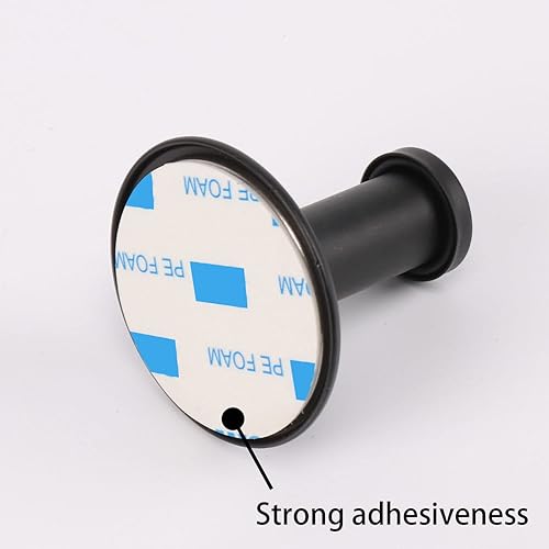 Miniatura 6 de Ganchos para toallas de baño, paquete de 8 ganchos autoadhesivos, resistentes sin perforaciones, gancho para bata, gancho de acero inoxidable SUS