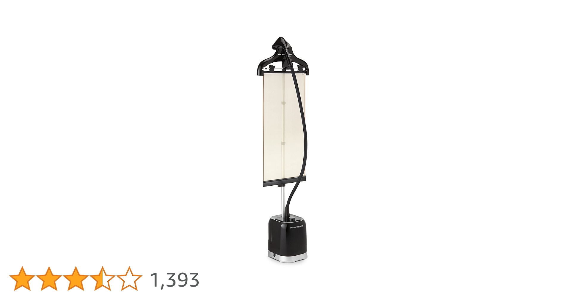 Rowenta QR1410 IXEO All In One Pro-Garment Steamer And Iron, Black