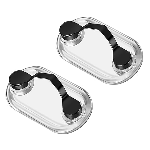 HASTHIP® 2Pcs Glasses Holder, Stainless Steel Eyeglasses