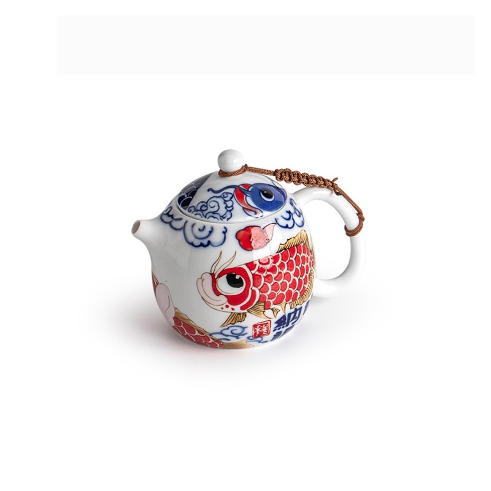 Czajnik do herbaty Dragon Fish Ceramiczny dzbanek do herbaty, chiński zestaw do parzenia herbaty Kung Fu, dzbanek do kawy