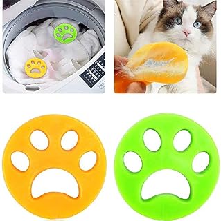 Sweenaly Pet Hair Remover Homeuse Cleaning Remover Ball Reusable Floating Ball, 2 pcs