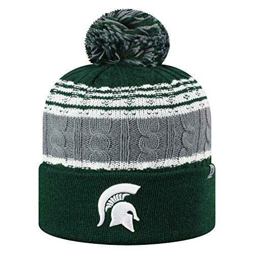 Top of the World Michigan State Spartans Men's Altitude Warm Team Icon Knit Hat,...