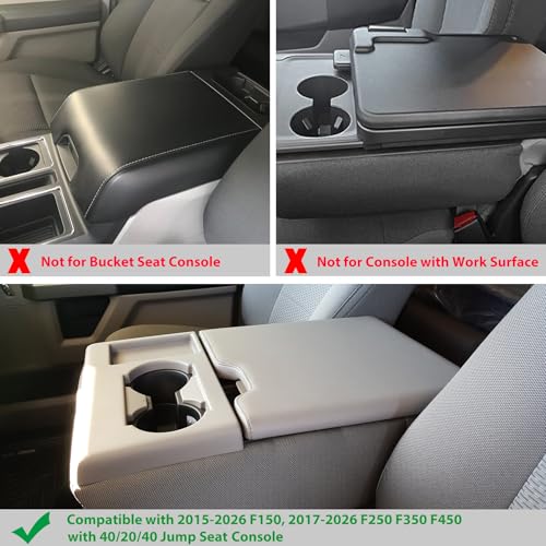 Image of Zxiaochun Center Console Cover for Ford F150 2015-2026 /F250-F550 2017-2026