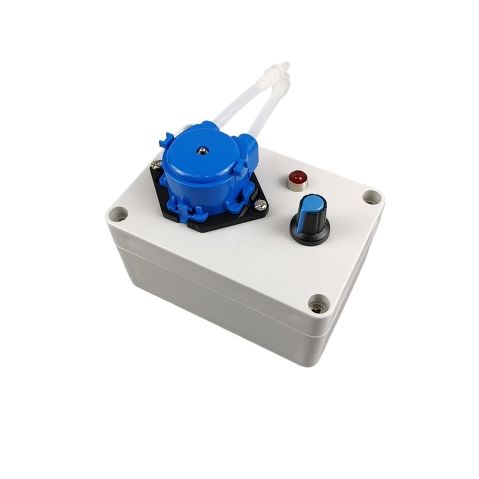 Schlauchpumpe, Miniatur-Schlauchpumpe, selbstansaugende Pumpe, Umwälzpumpe, Dosierpumpe, Labor, Lebensmittelqualität, 10–70 ml, einstellbar mit Fußschalter