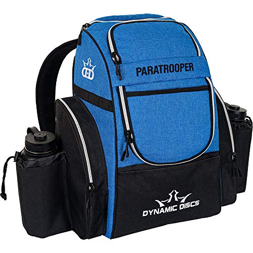 Dynamic Discs Paratrooper Backpack Disc Golf Bag - Heather Blue - Thumbnail 3
