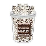 Melville Candy Hot Chocolate Stirrers Gift Set - For Hot Cocoa, Coffee, Tea, Stocking Stuffers, Holiday Gift Idea - Made in USA, Individually Wrapped (Milk-Chocolate w/Marshmallows) (30ct bucket)