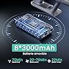 SmartAI V5 Aspirateur Balai sans Fil, 55Kpa/600W/80Mins Aspirateur sans Fil Puissant, Autoportant Aspirateur Balai, Autonomie Ultra-Longue pour Tapis, Sols Durs, Poils d'animaux