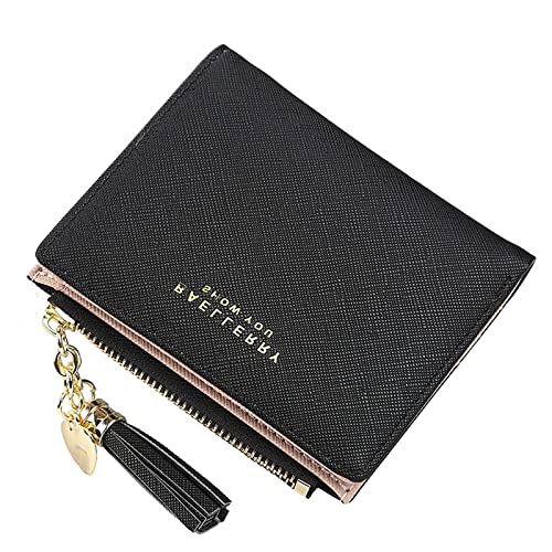 Oneroomone Portefeuille Femme, Porte-Monnaie en Cuir PU délicat, Portefeuille en Cuir PU, pour Femmes Filles Enfants Cover