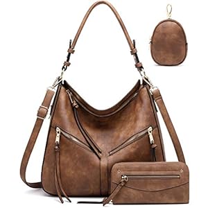 lapsting Hobo Bags for Women Handbags Purse Ladies Boho Shoulder Bag Crossbody Purses Faux Leather