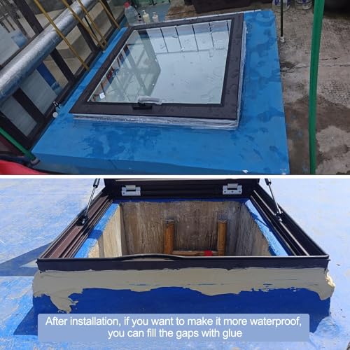 Trampilla de techo de 70x70 cm para transformar buhardillas oscuras en terrazas con luz natural 6