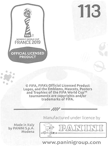 Miniatura 2 de 2019 Panini FIFA Women's World Cup France Album Stickers (Individual Sticker Only) Soccer #113 Lina Magull Germany 2 Inch by 2 12 Inch Collectible