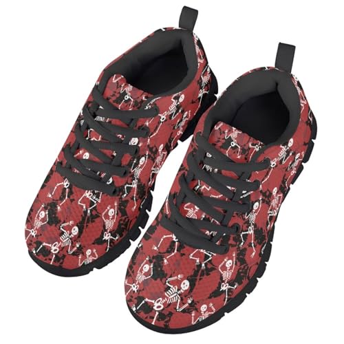 SYtrade Girls Athletic Shoes Kid's Lace-up Running Shoe Black Sole2