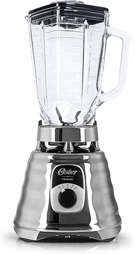 Liquidificador Oster New Osterizer Clássico, 1,25L, 110V, Chrome, 1000W, BLST4655