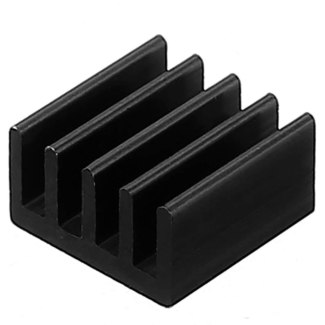 20 Sztuk Zestaw Radiatorów Mosfet, Aluminiowy Radiator - 8,8 x 8,8 x 5 mm, Czarny