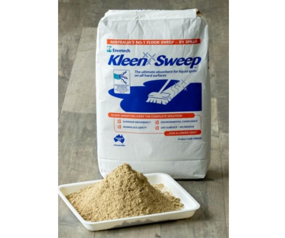 Amazon | クリーンスイープ Kleen Sweep 粉末油吸着材 油吸着分解剤