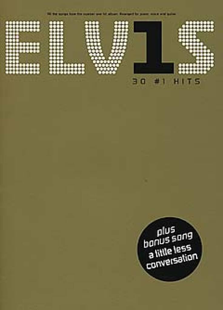 30 Number 1 Hits piano voix guitare livre de partitions chansons pop rock