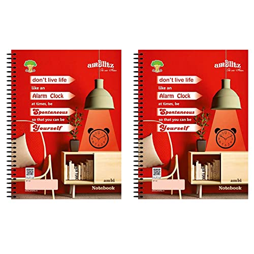 Image of amblitz Spiral Notebook - Unruled & Amblitz Spiral Notebook (UnRuled) 5 Subjects
