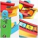 Lewo Wooden Ramp Racer Toddler Toys Race Track Car Games for Kids Boys Girls Gifts with 4 Small Racers