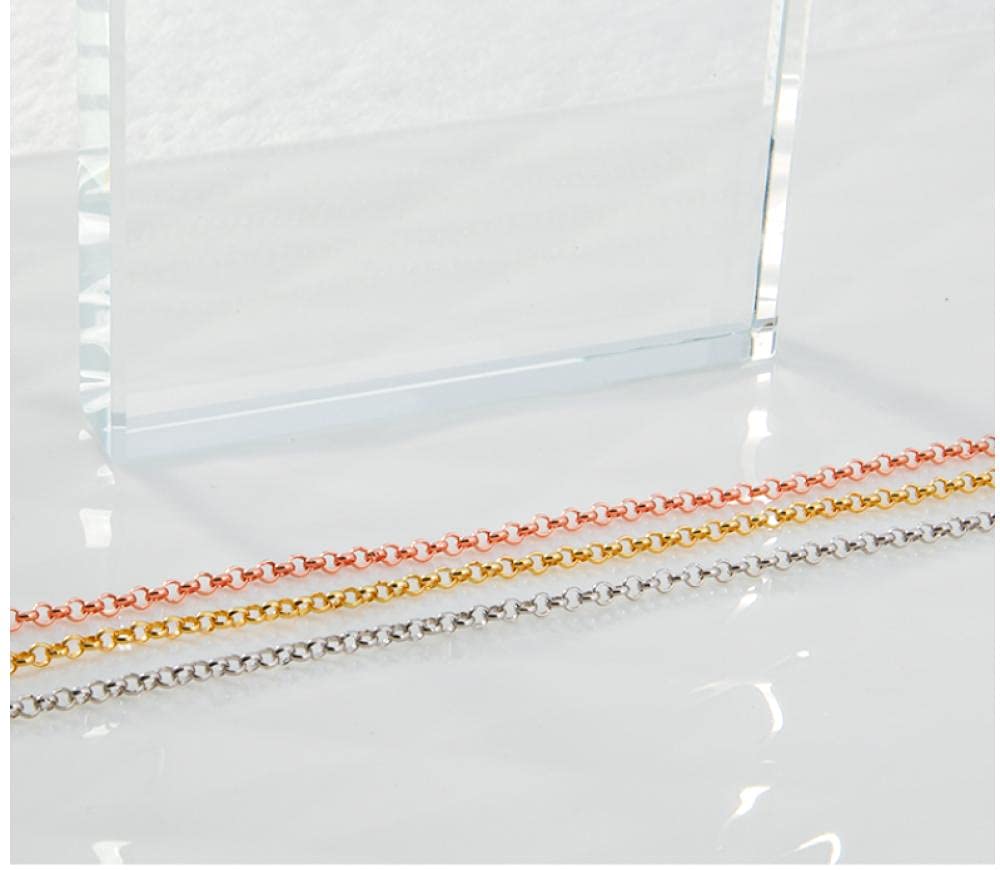 Sonnenbrillenkette Brillenkette Brillenband Brillenschnur Brille Kette Silber Lanyard Weibliche Literarische Retro Einfache Kette Männer Seil Hängender Hals rutschfest-Rosengold.