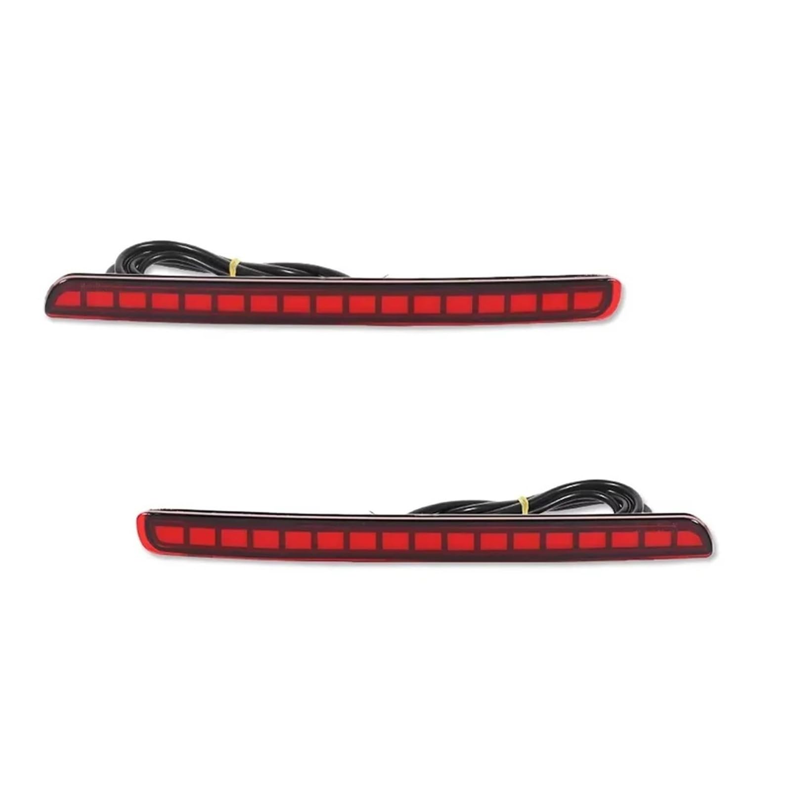 Pasuje do T0y0ta Co//ro//lla Hatchback 2019-2022 tylne światło przeciwmgielne hamulca i sekwencyjny kierunkowskaz LED reflektor tylnego zderzaka samochodu(Red Lens)
