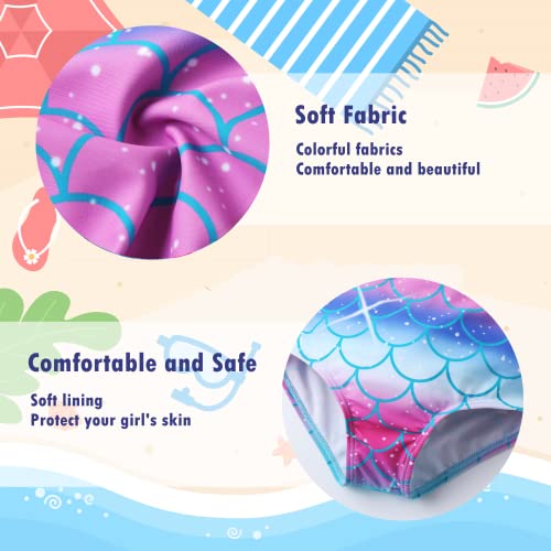 Yirongwang Baby Girls Swimsuits,Toddler Girl One Piece Swimwear Mermaid Bowknot Summer Upf50+ Beach Bathing Suit 2-3T #TOP4