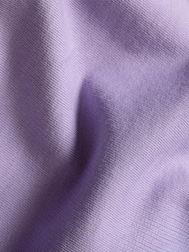 Image of The Souled Store Mr. Soul Men and Boys Short Sleeve Round Neck Purple Graphic Printed Cotton Oversized T-Shirts