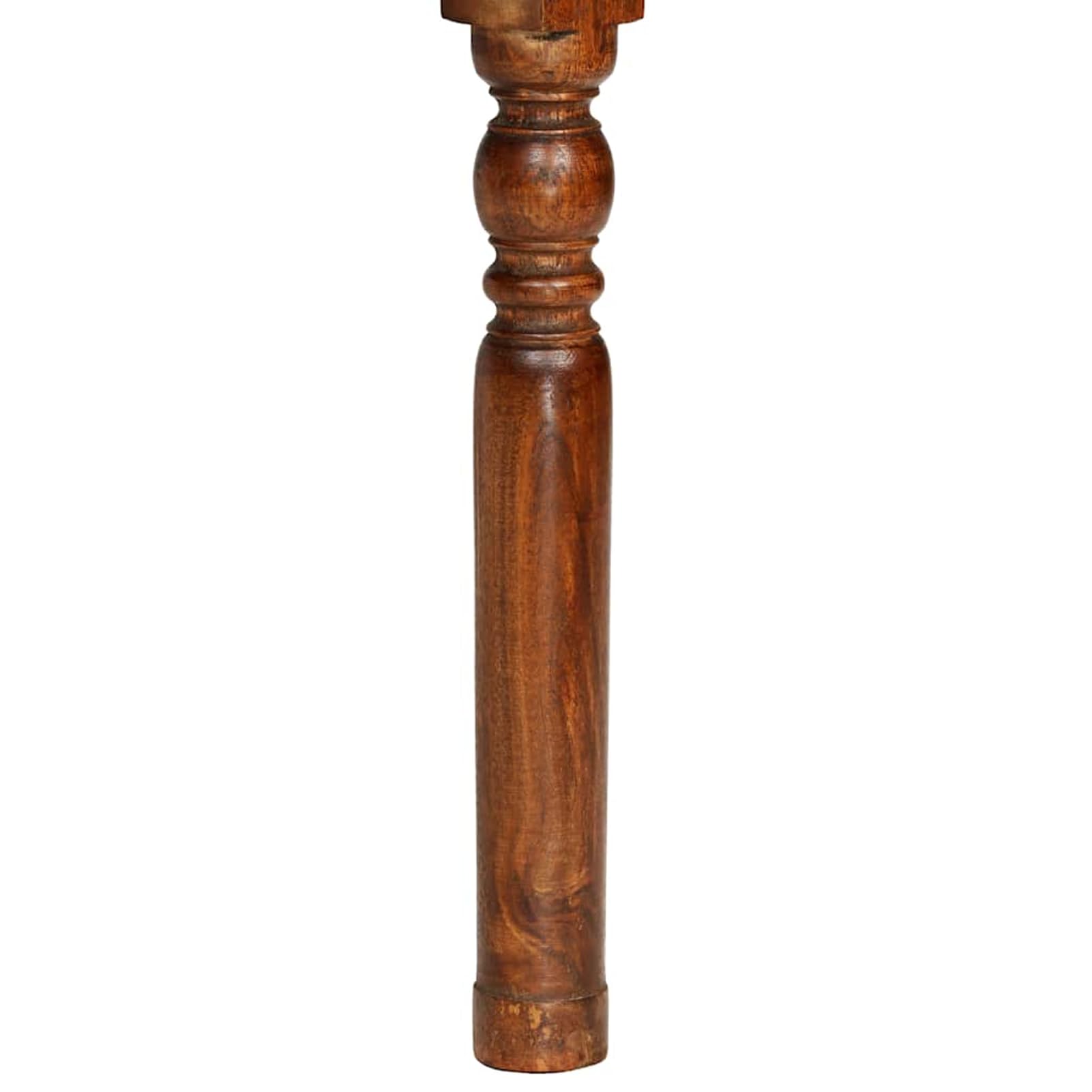 Juego de 2 sillas de comedor, madera maciza de acacia con acabado miel, 43 x 43 x 100 cm, marrón, para cocinas clásicas