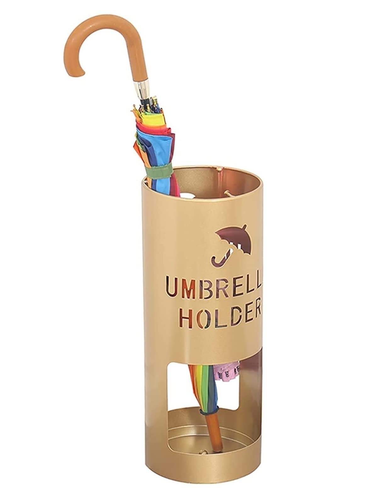 HYLYGFH Wall Mounted Umbrella Stand Holder with Drip Tray Entryway nizer for Home Free Standing Rack for Umbrella Cane Sword