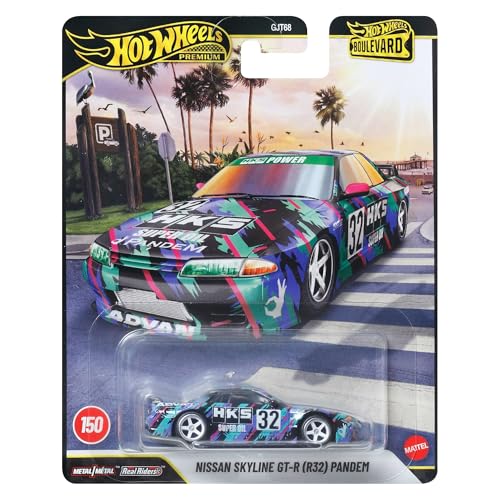 Hot Wheels Bourbird Nissan Skyline GT-R (R32) Pandem Ride On Toy Mini Car 3+ Multi JHW41 – Ansicht 1