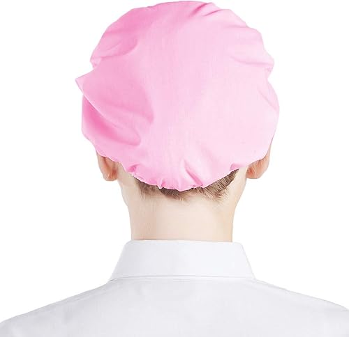 Miniatura 5 de Nanxson 3 sombreros de chef para mujeres y hombres, gorras de chef para trabajo, cocina, cocina, panaderos, sombrero para servicio de alimentos con