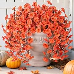 Orange With Brown Leaves