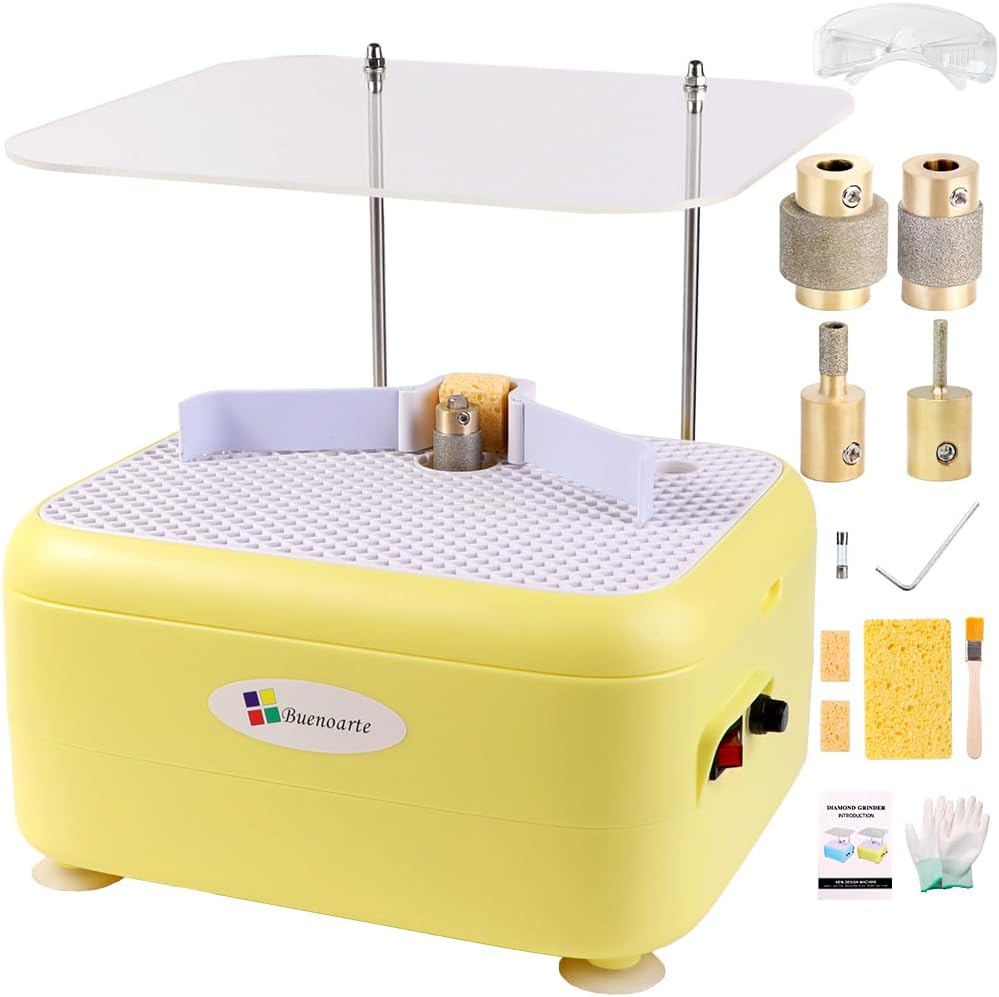 Portable stained glass grinder machine for DIY crafts