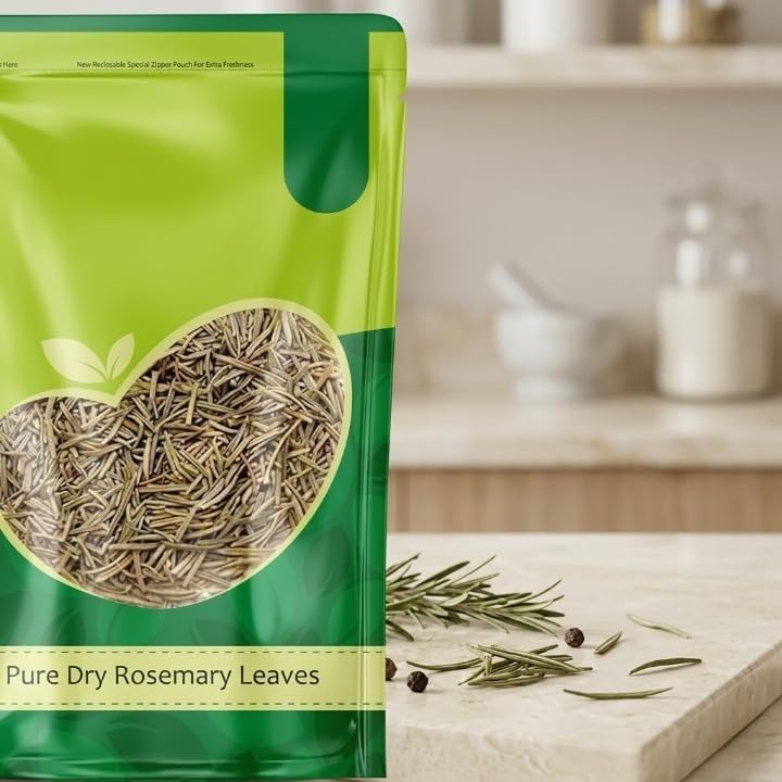 Rosemary Dried Leaves - 100gm | Rosemary Leaves for hair growth & Food