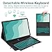Samsung Galaxy Tab S10 Ultra Keyboard Case 14.6”, Detachable Wireless Keyboard| 7 Colors Backlit|Slim Folio Cover with Pen Holder for Tab S9 Ultra 2023/S8 Ultra 2022 SM-X910/X916/X918/X900/X906 Green