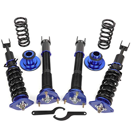 STRUTSTORE Coilovers Suspension Kit Fit for Nissan for 350Z 2003-2009, for INFINITI for G35 2003-2007 Coilovers Struts, Height Adjustable Lowering Kit, Blue